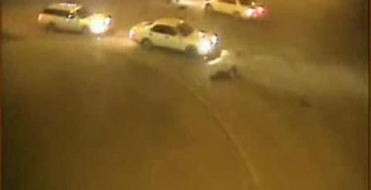 Мотоциклист влетел в машину на полной скорости