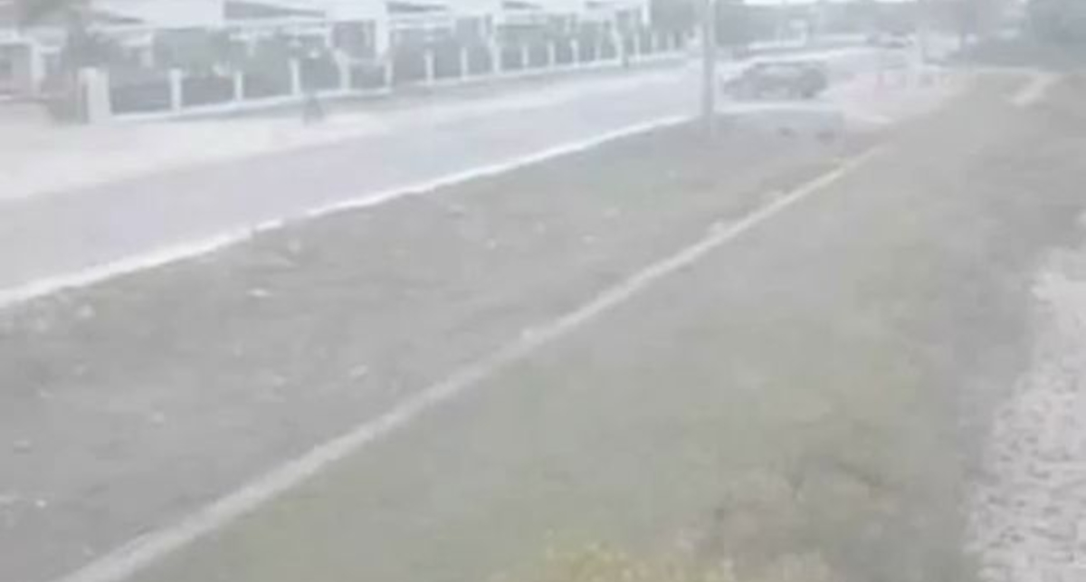 Момент землетрясения на Гаити