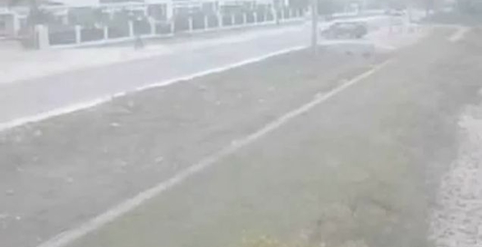 Момент землетрясения на Гаити