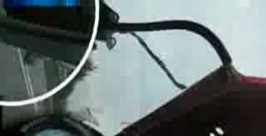 Не успел нажать на тормоз