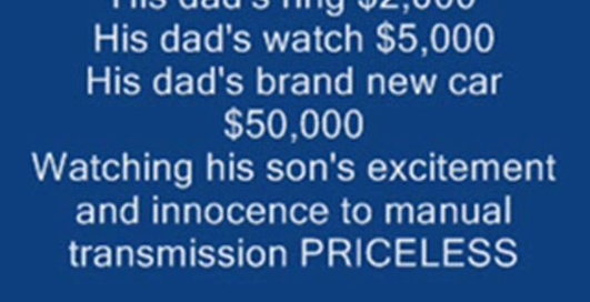 Сынулька от радости разбил свою новую машину!