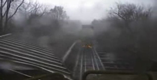 Очень жесткая авария поезда