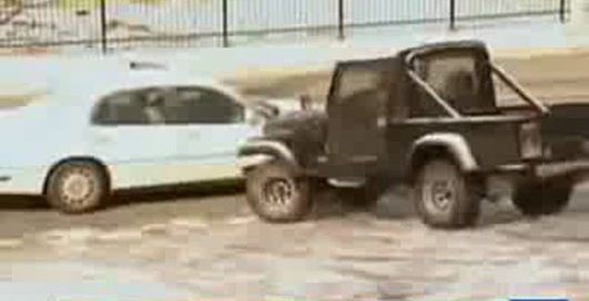 Очень скользкий спуск