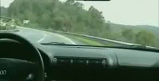 Занос на скорости в 150кмч - закончился удачно