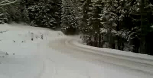 Человеческий дрифт на Subaru Impreza