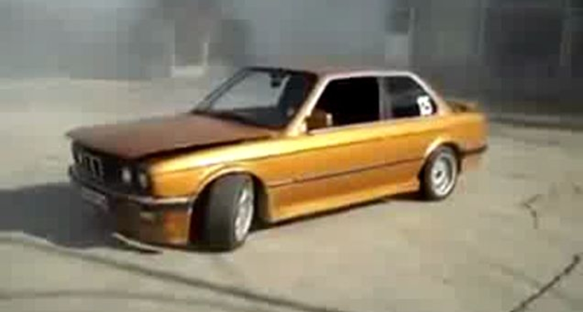 BMW M3 и водитель экстримал - отличный дуэт