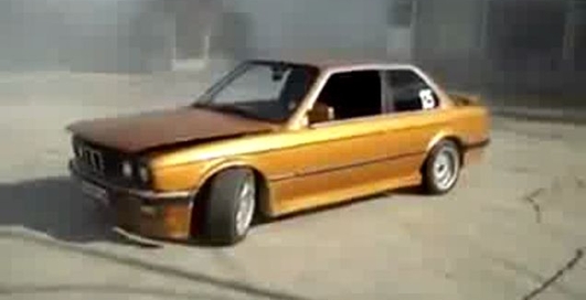 BMW M3 и водитель экстримал - отличный дуэт