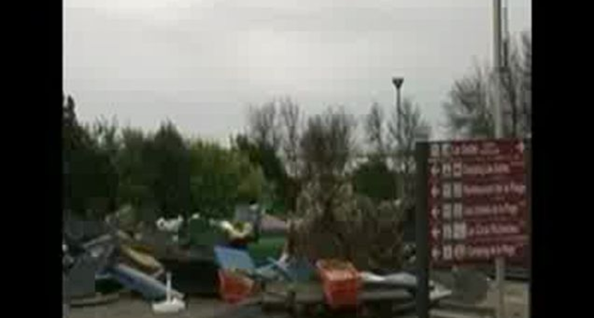 Ураган пронесся во Франции