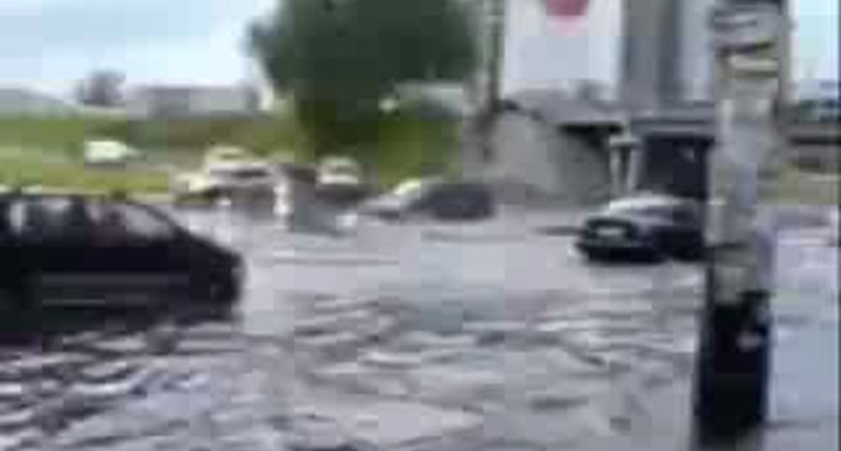 Потоп в Киеве на Левобережной