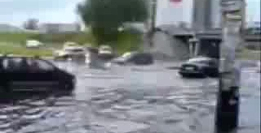 Потоп в Киеве на Левобережной