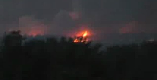 Пожар добрался до г. Выкса