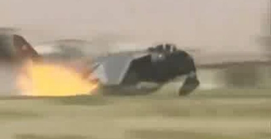 Неудачная посадка самолета