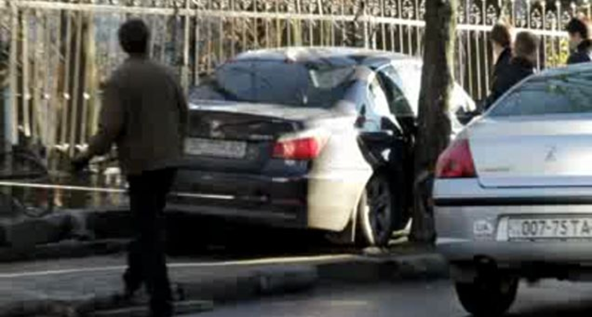 Смешная авария во Львове