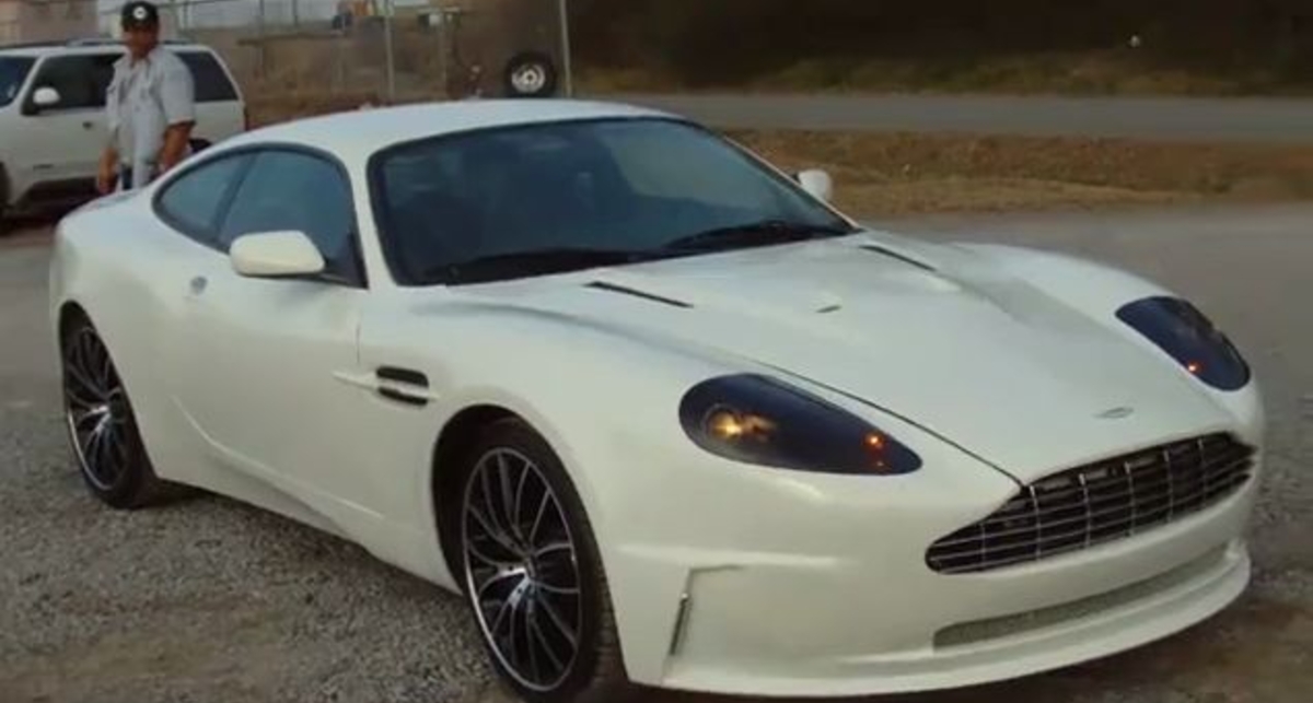 Jaguar XK8 Costumed up as an Aston Martin DBS