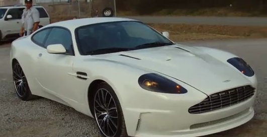 Jaguar XK8 Costumed up as an Aston Martin DBS