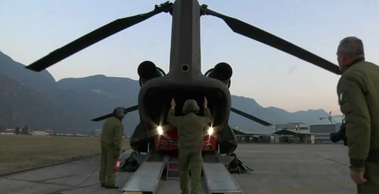 Ferrari FF Takes a Ride in Chopper