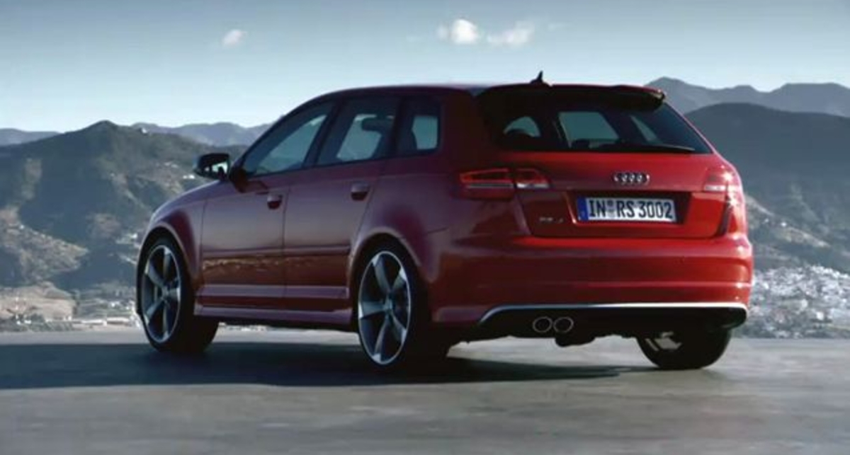 Audi RS3 Sportback raw footage