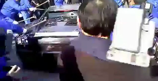 Уничтожение Lamborghini