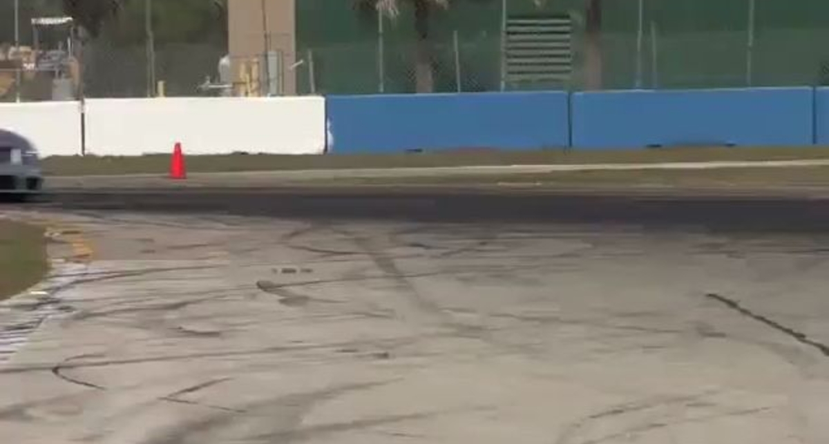 Cadillac Racing with CTS-V Coupe testing at Sebring