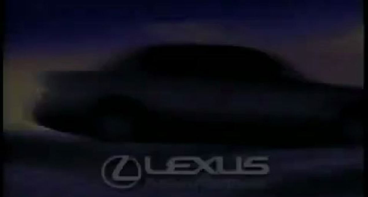 Lexus LS400 реклама 1996 года