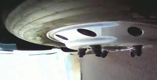 Дрифт на многотоннажном грузовике