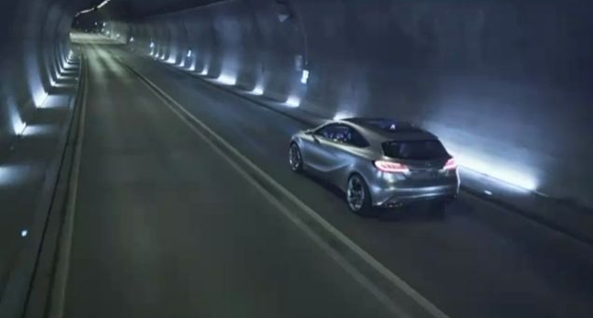 Mercedes Concept A-Class - Driving scenes