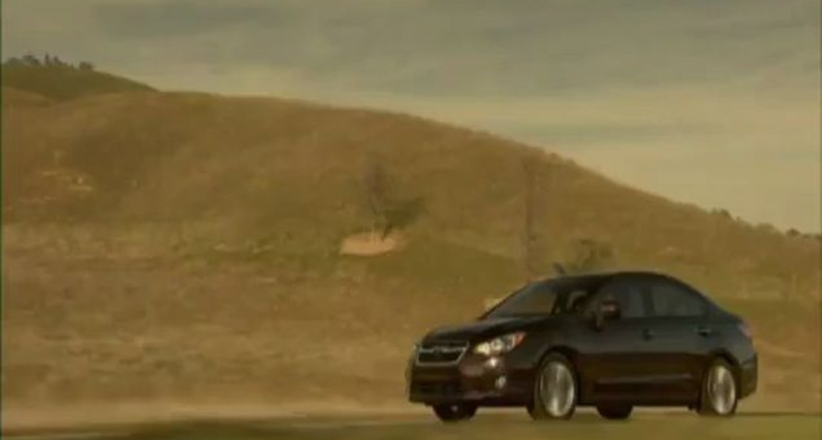 Новую Subaru Impeza показали в движении