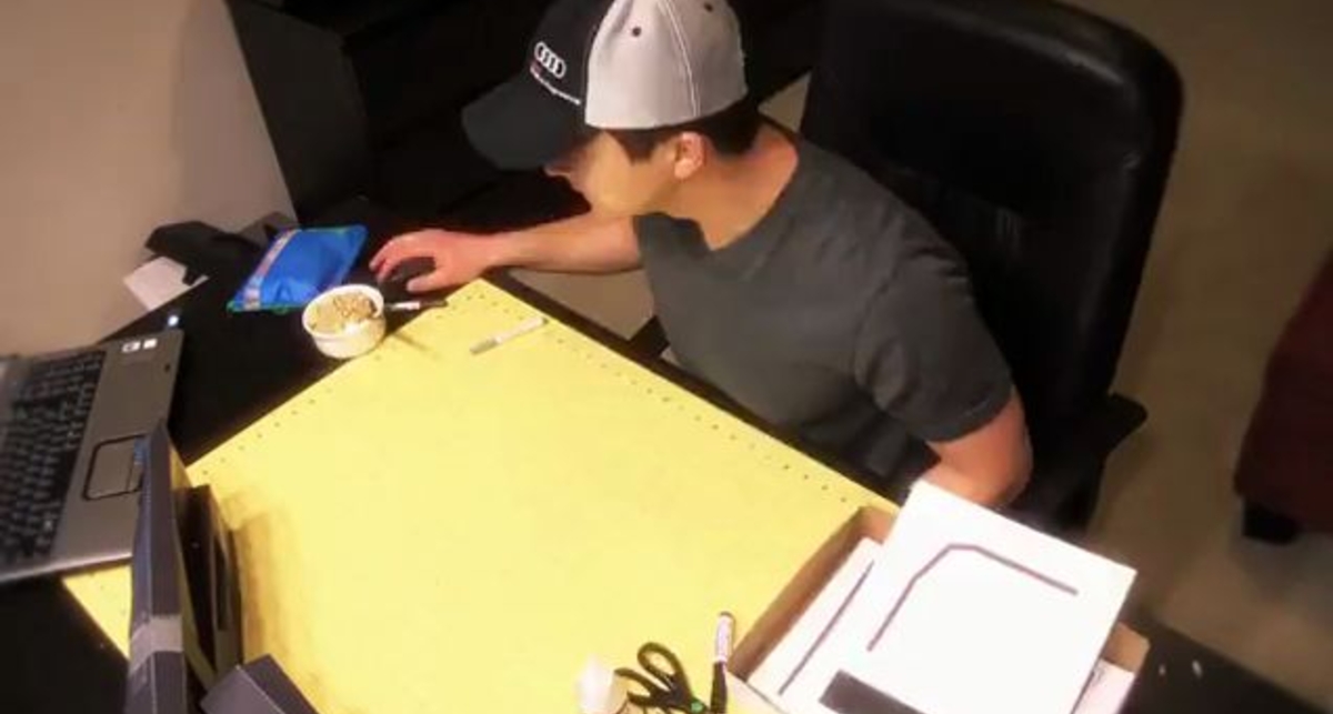 Audi A7 выполнили в виде оригами