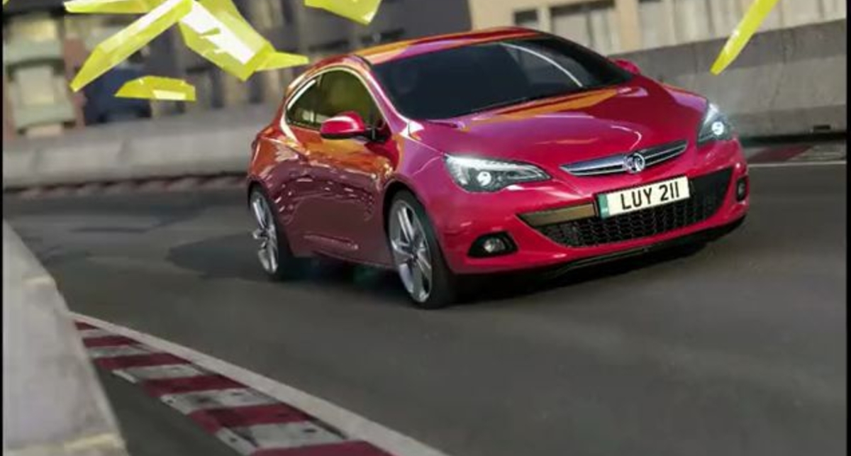 Opel / Vauxhall Astra GTC в анимации