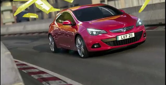 Opel / Vauxhall Astra GTC в анимации