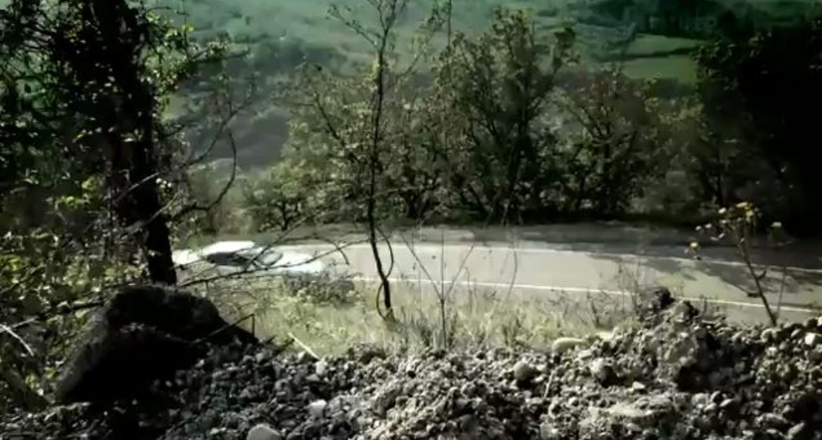 Maserati GranTurismo MC Stradale в итальянских горах