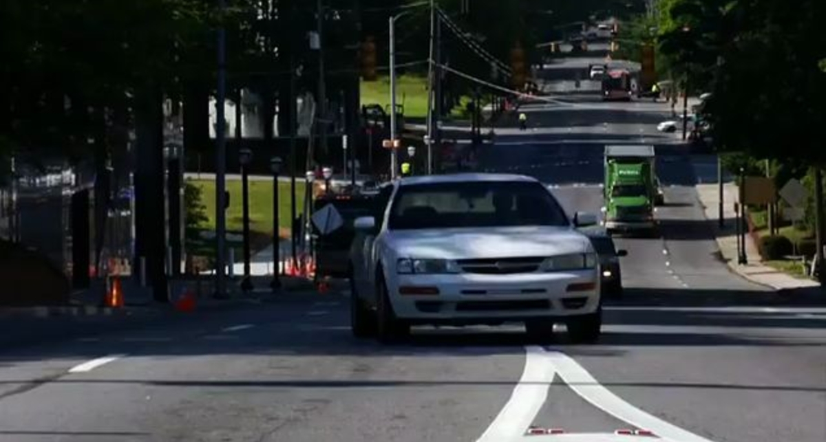 Дрифтеры промчались по центру города