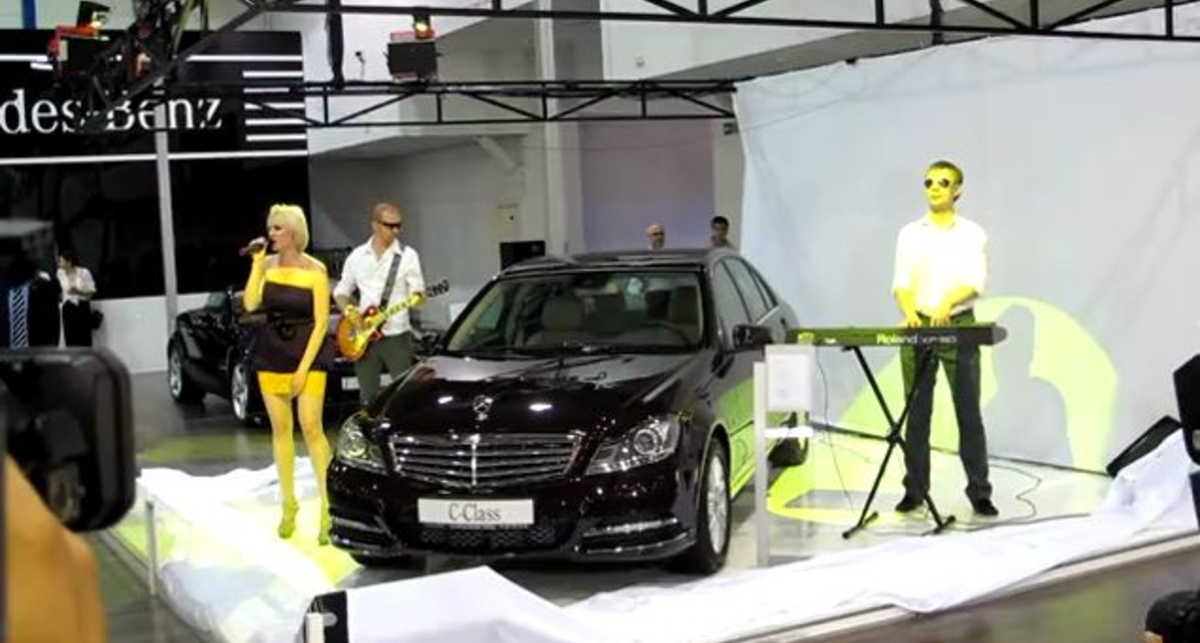 Презентация Mercedes-Benz C-class на SIA 2011