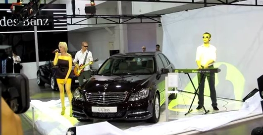 Презентация Mercedes-Benz C-class на SIA 2011
