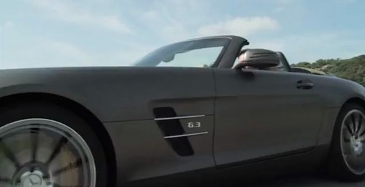 Купе Mercedes-Benz SLS AMG сняли на видео