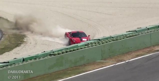 Крушение Ferrari 458 Italia