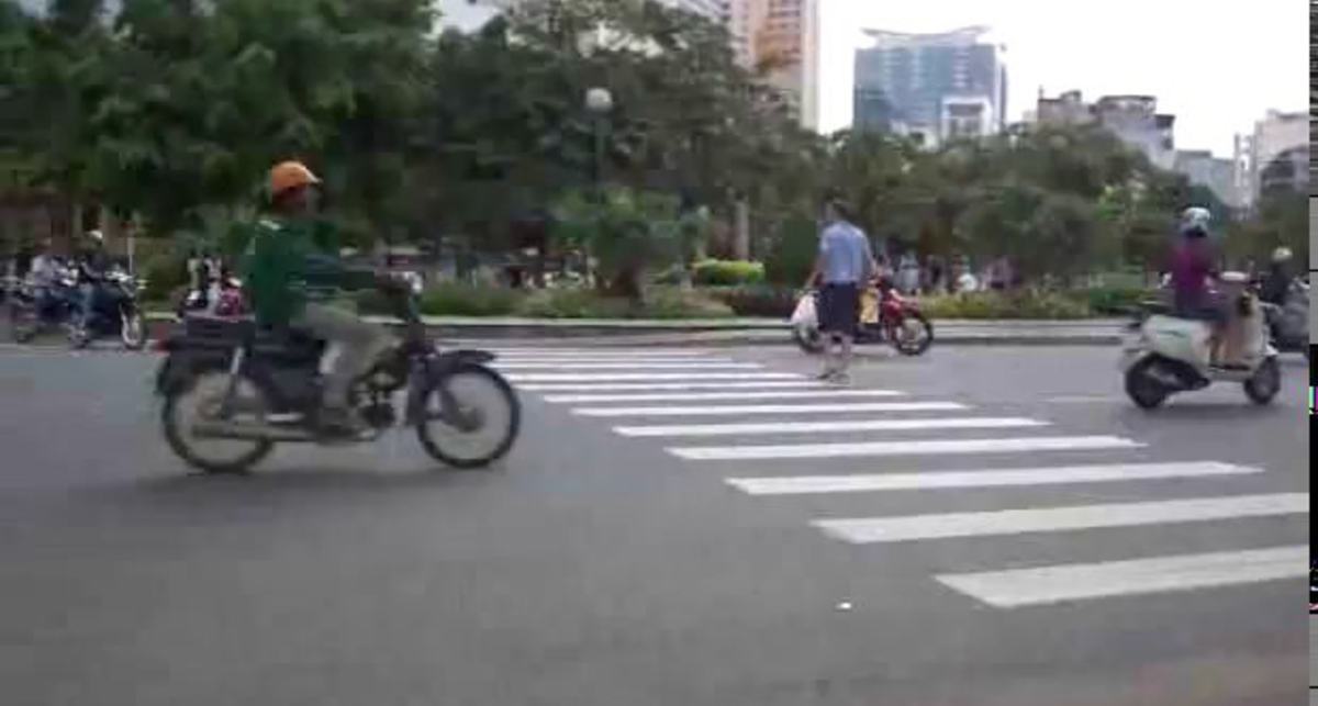 Переход дороги в Китае