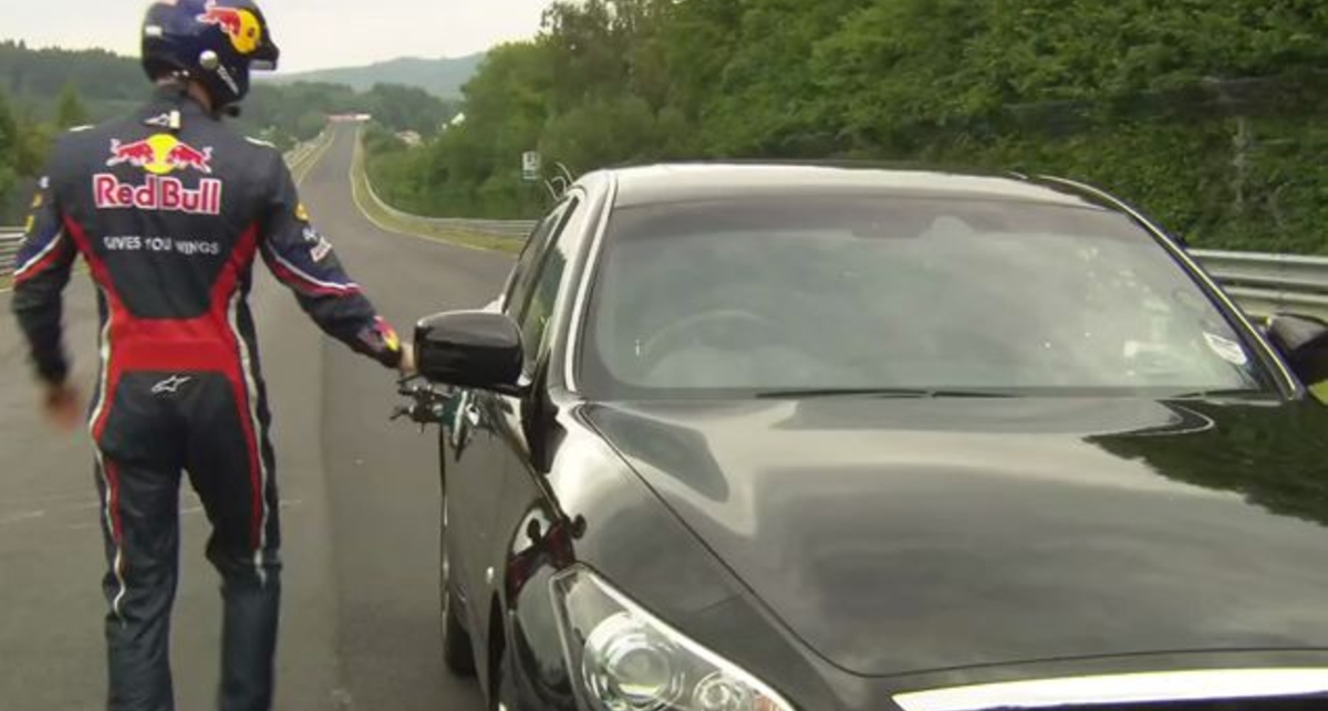 Vettel & Webber Drive The Nordschleife