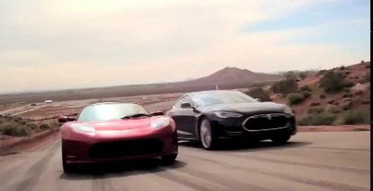 Tesla Model S and Roadster hit the road