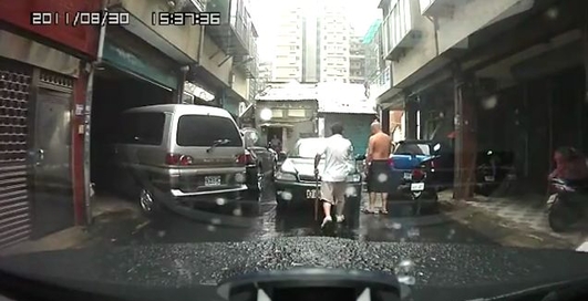 Дорожные разборки в Китае