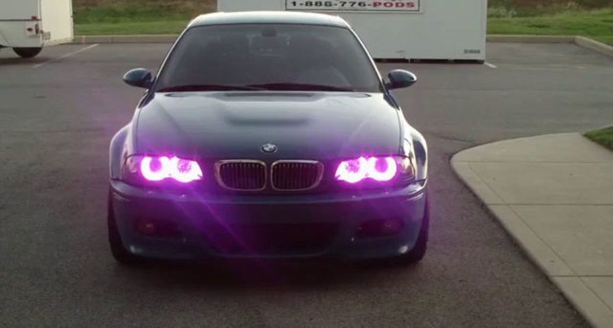 Multi-Colored E46 BMW M3 Angel Eyes