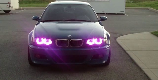 Multi-Colored E46 BMW M3 Angel Eyes