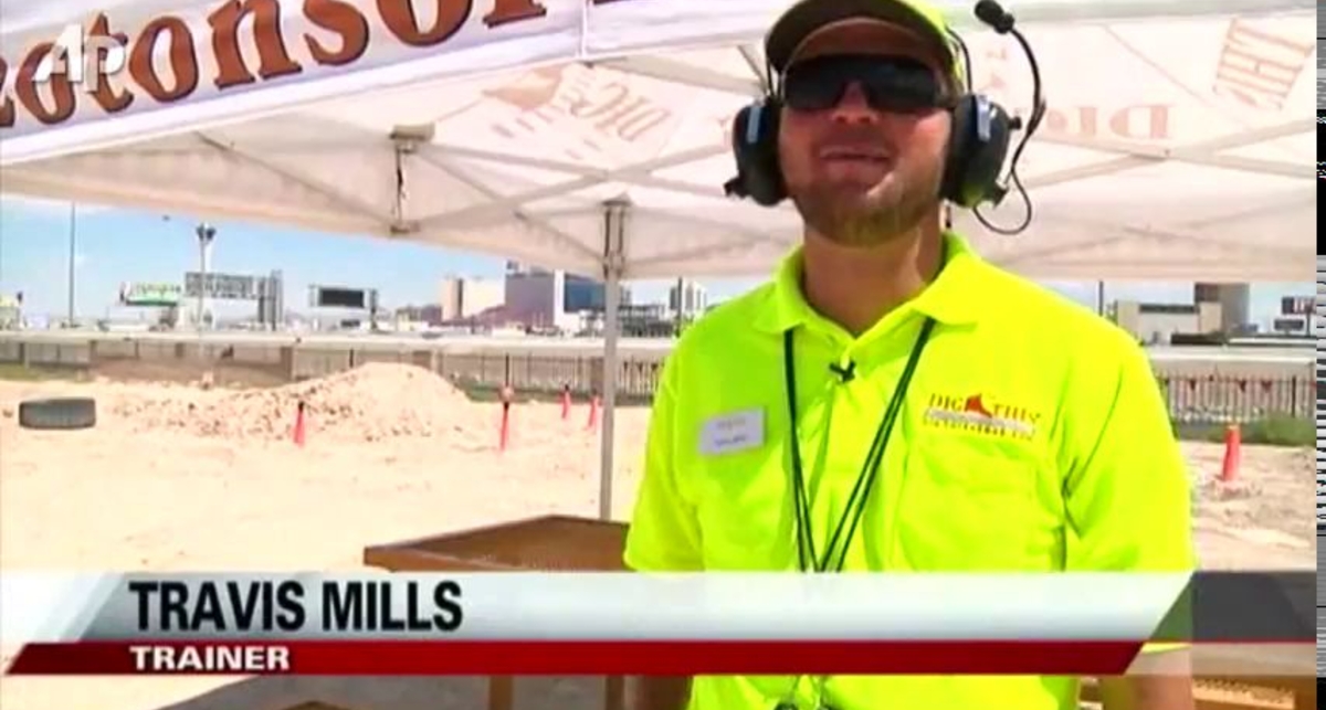 Игровая площадка с тяжелой техникой прославит Вегас