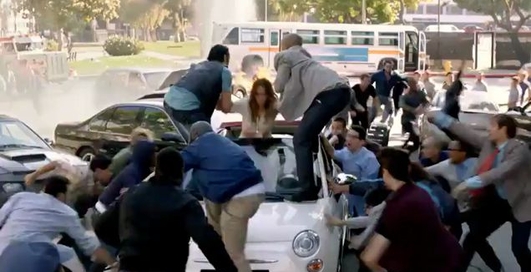 Fiat 500C и Jennifer Lopez