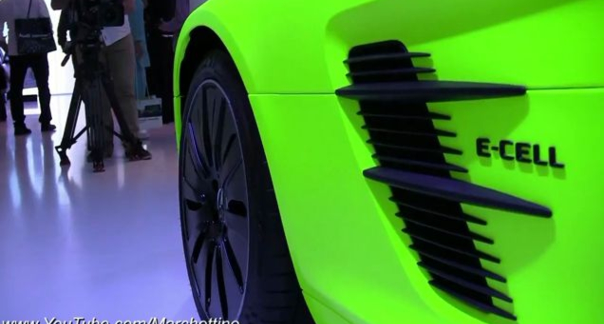 Mercedes SLS AMG E-Cell - 2011 Frankfurt Motor Show