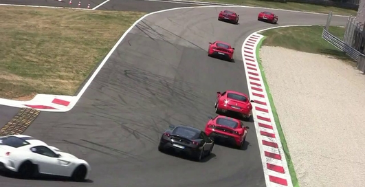 Ferrari 599 GTO Sound - Start, Rev, Accelerations