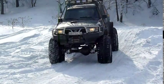 Ниссан Патрол + 66 мосты + кразовские колеса