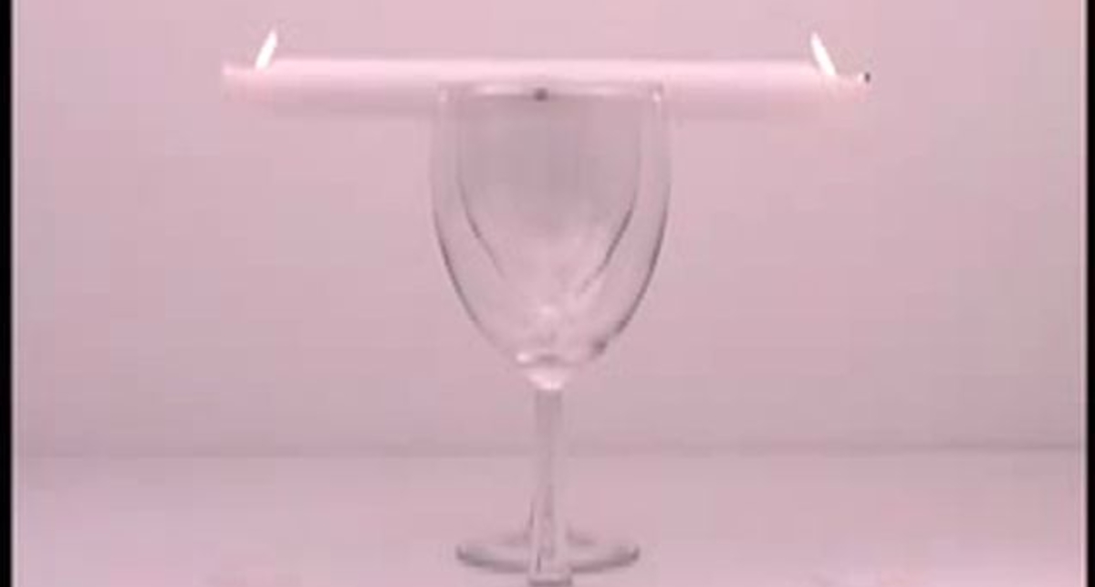 Эксперимент со свечей