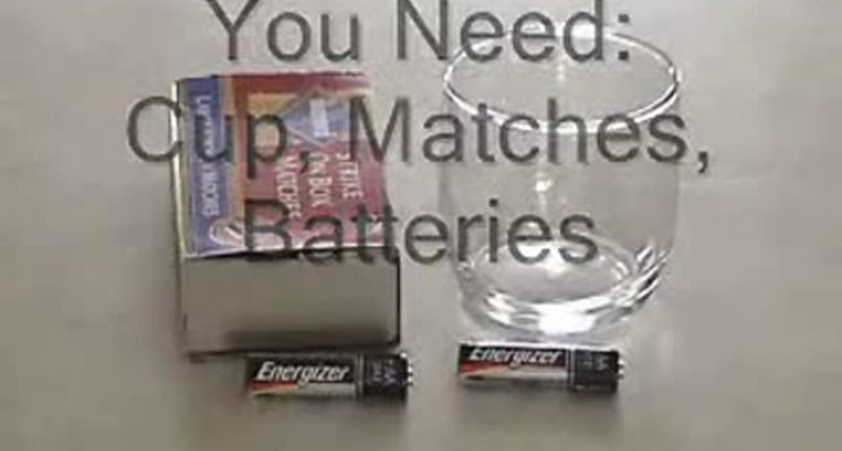 Вода горит!