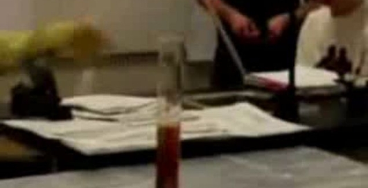 Пена из пробирки